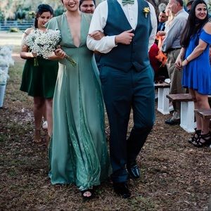 Gorgeous Sage Green dress!